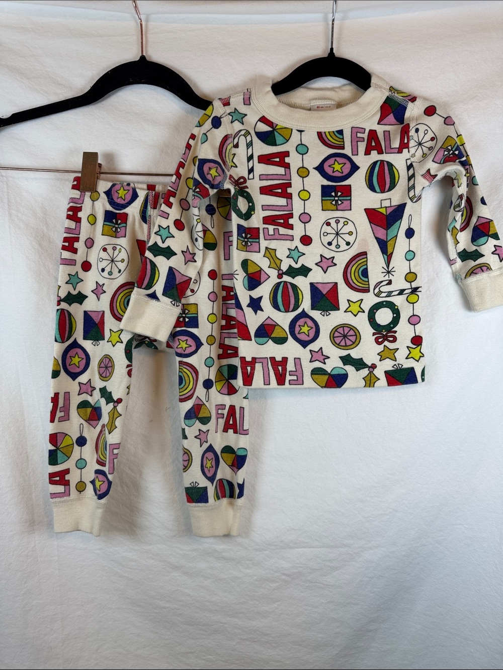 Hanna Andersson Christmas Pajama Set 2T
